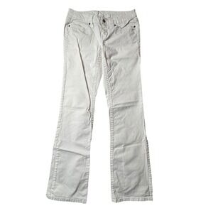 London Jean Pants Womens 6 White  Bootcut Low Rise Solid VTG Y2K